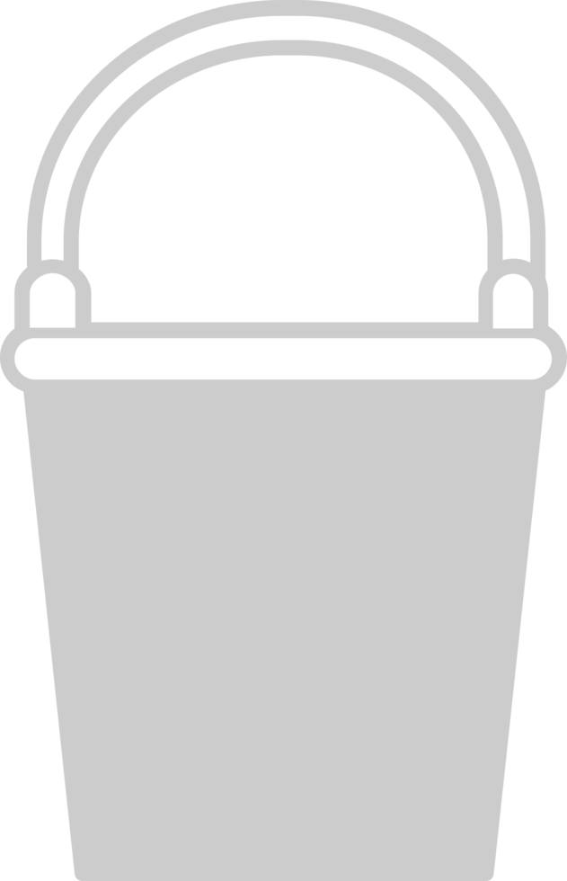 Farm tool bucket vector