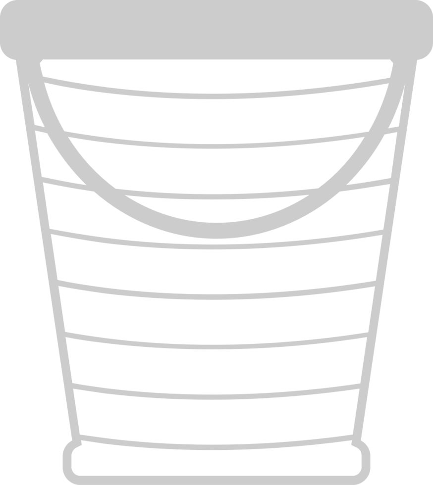 Farm tool bucket vector
