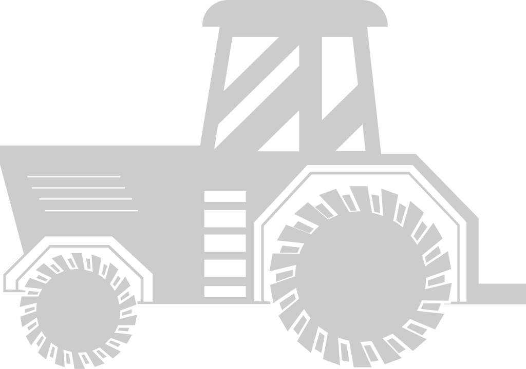 Farm equipment tractor vector