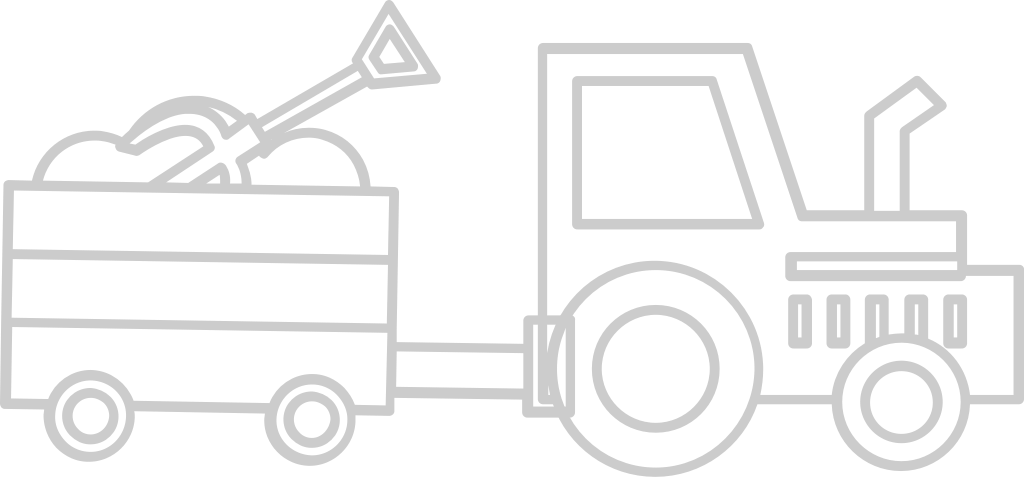 Farm equipment tractor vector