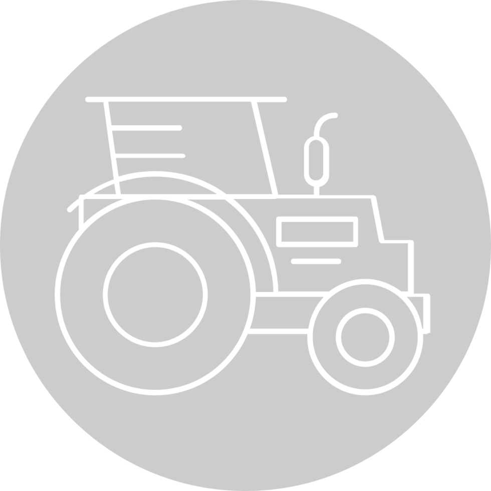Farm equipment tractor vector