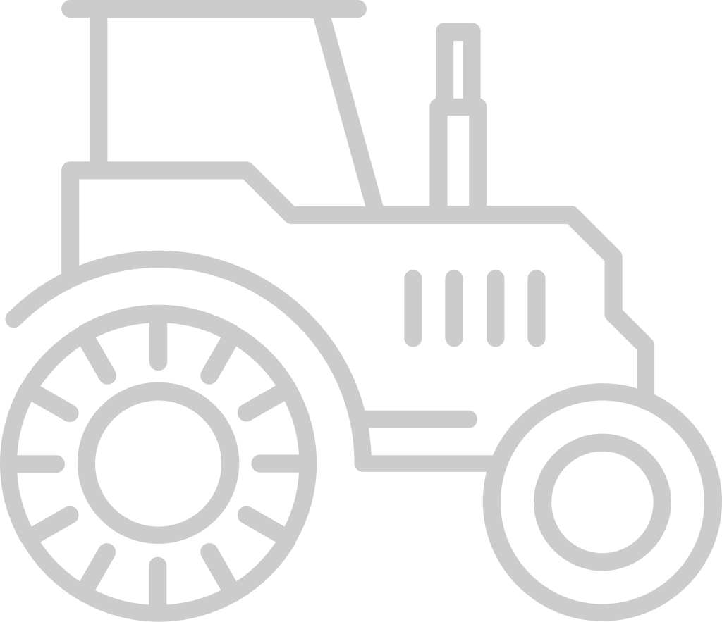 Farm equipment tractor vector