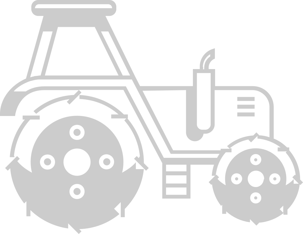 Farm equipment tractor vector