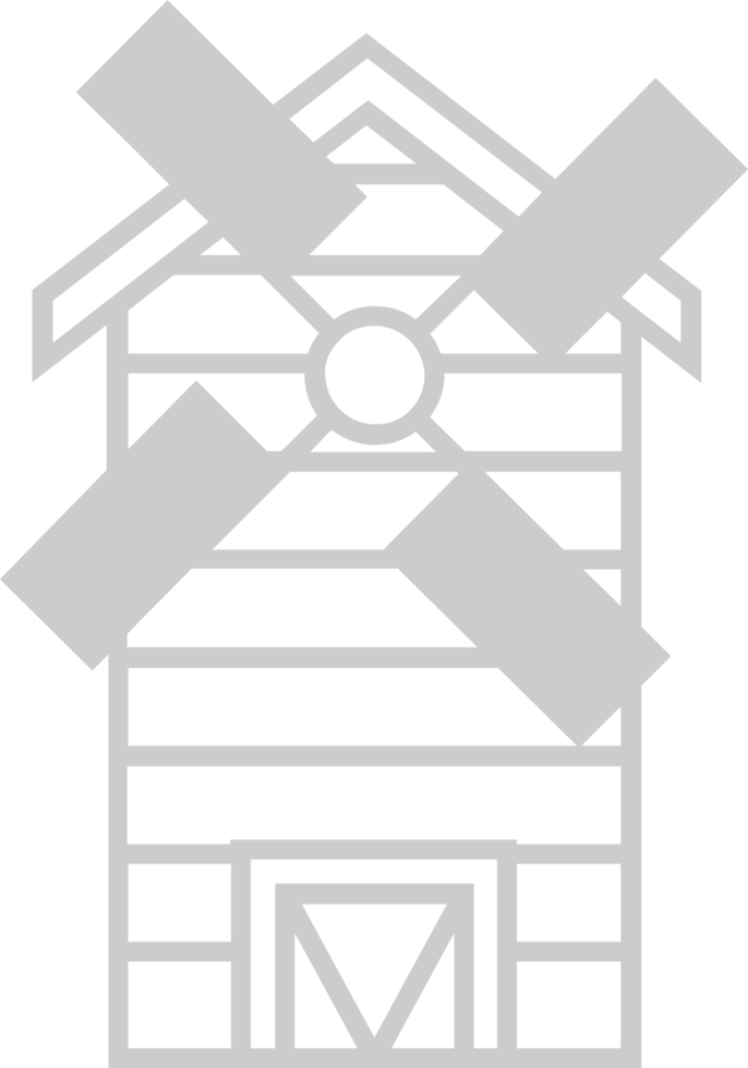 Farm windmill vector