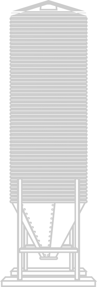 Farm silo vector