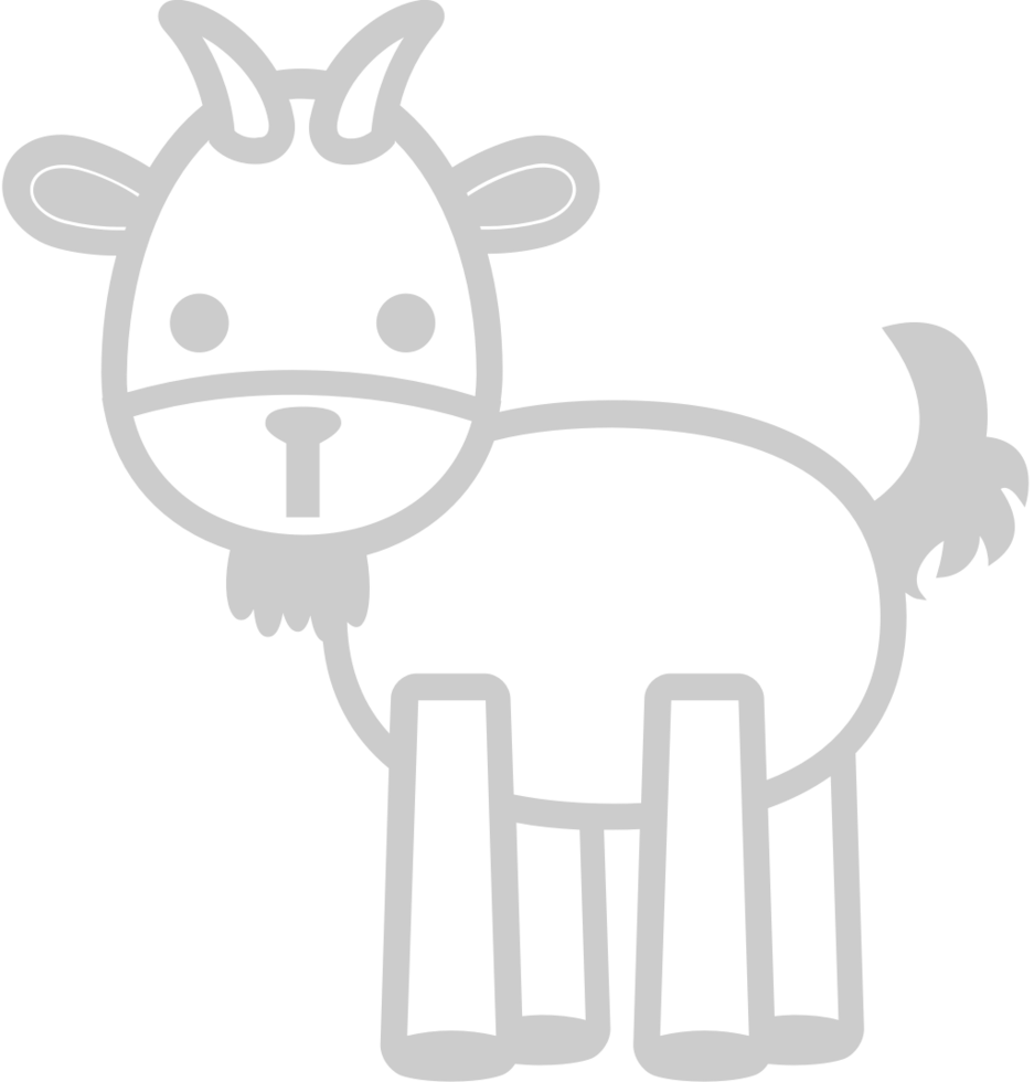 Farm animal goat vector