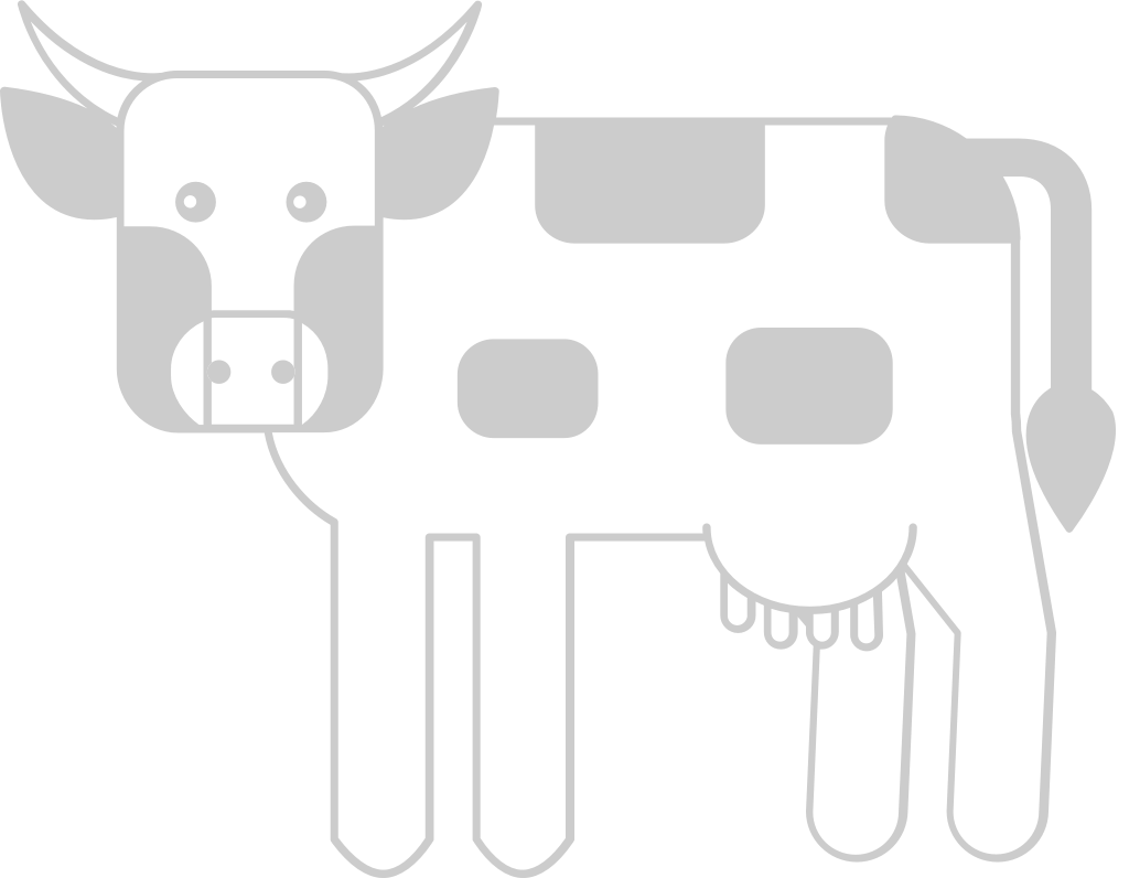 Farm animal cow vector