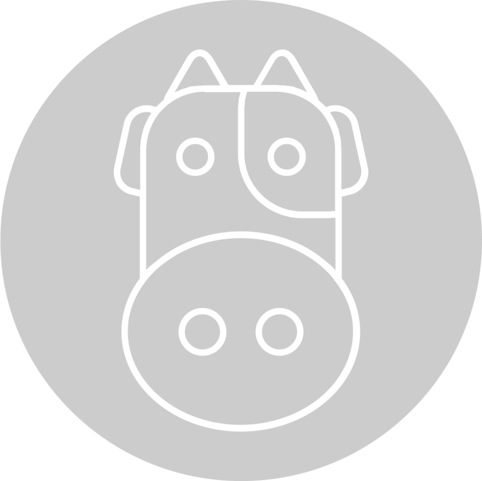Farm animal cow vector
