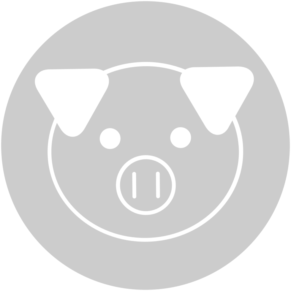 Farm animal pig vector