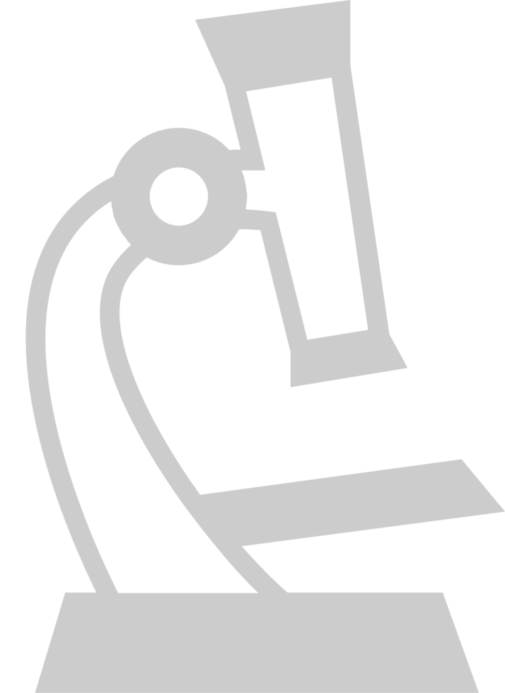 Biology microscope vector