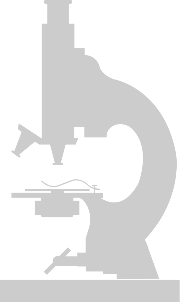 Biology microscope vector