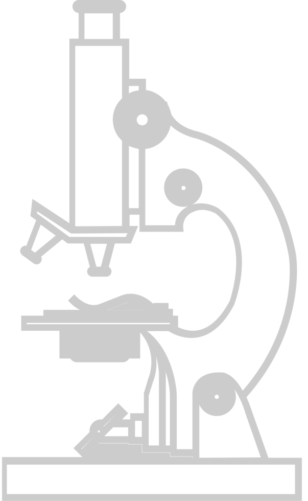 Biology microscope vector