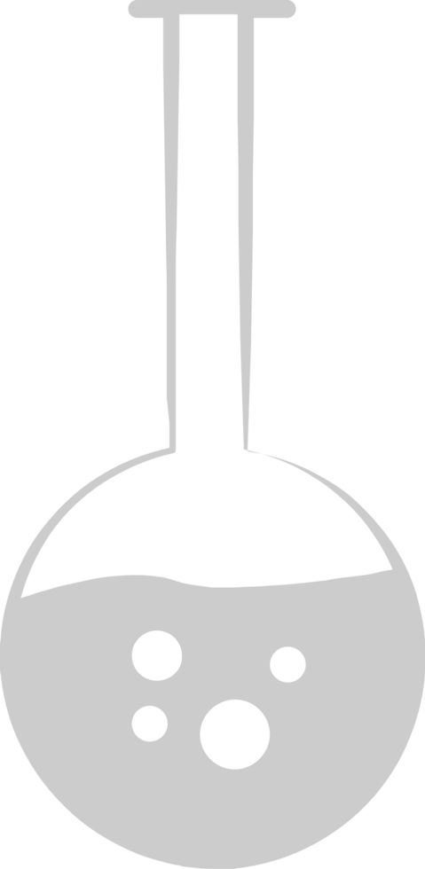 Biology flask laboratory vector