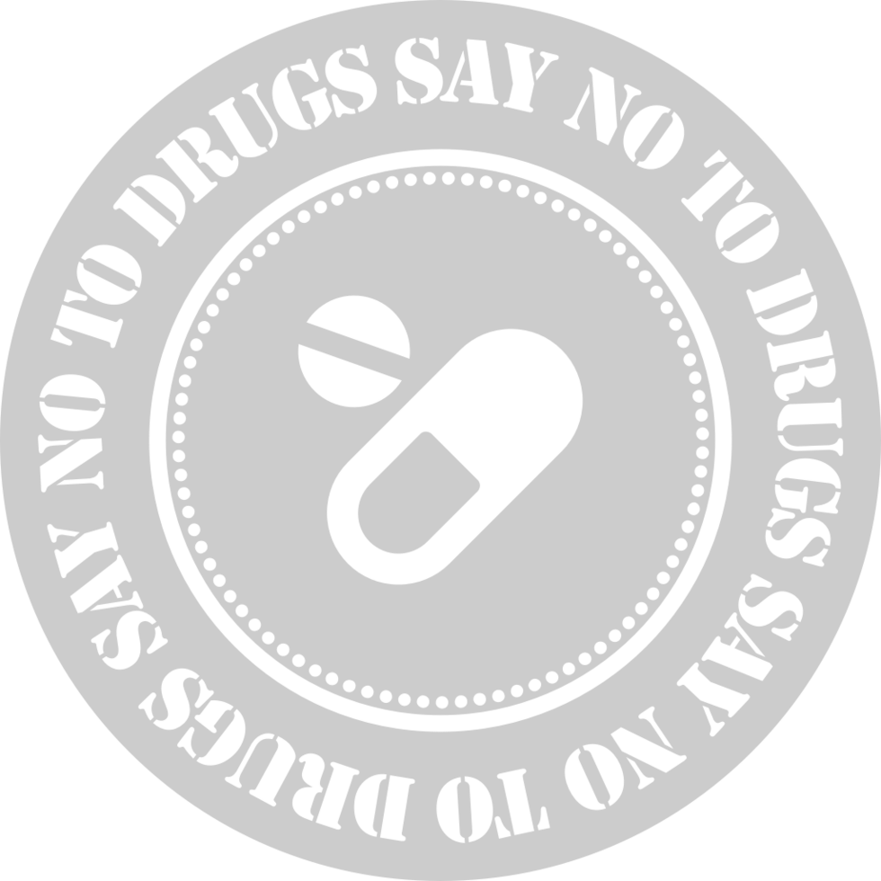 Stamp say no to drug vector