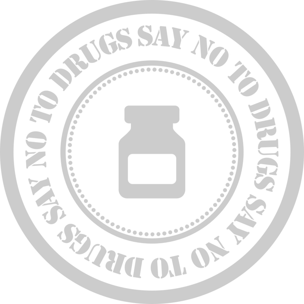 Stamp say no to drug vector