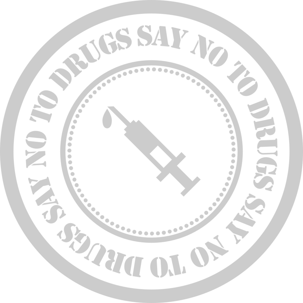 Stamp say no to drug vector