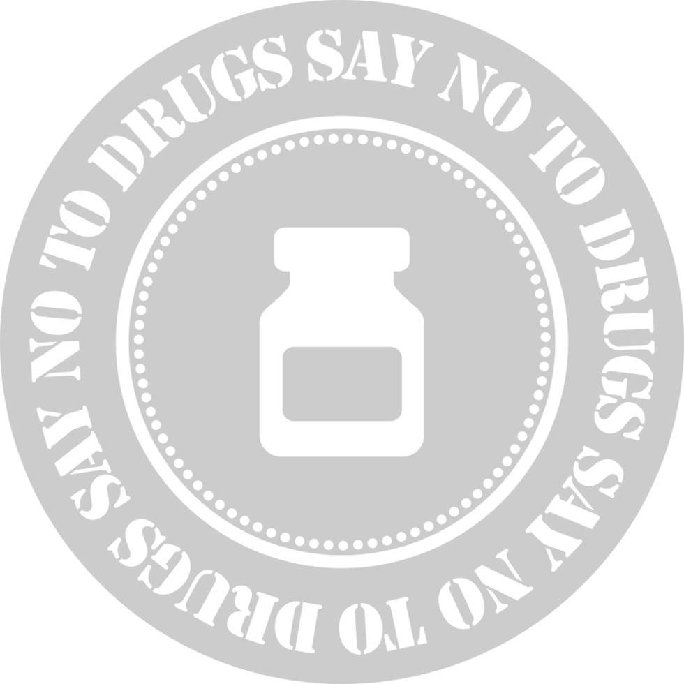 Stamp say no to drug vector