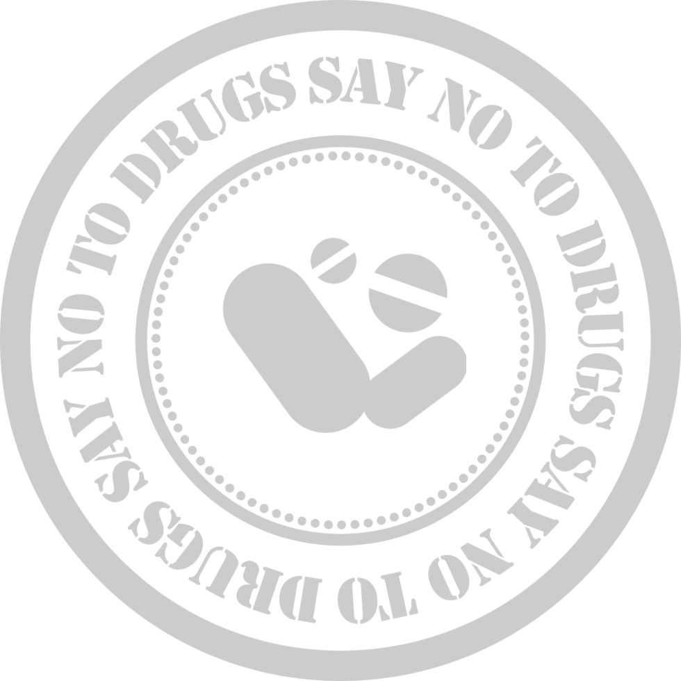 Stamp say no to drug vector