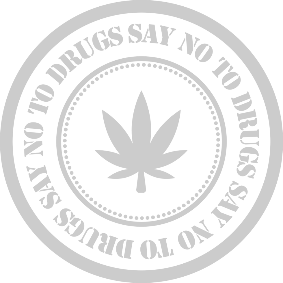 Stamp say no to drug vector