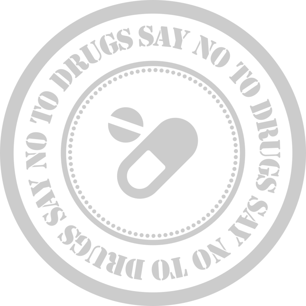 Stamp say no to drug vector