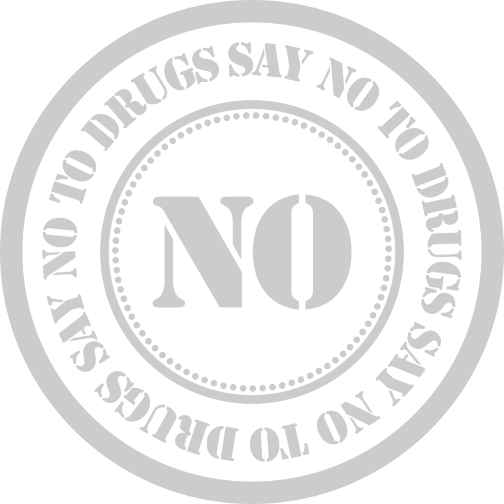 Stamp say no to drug vector