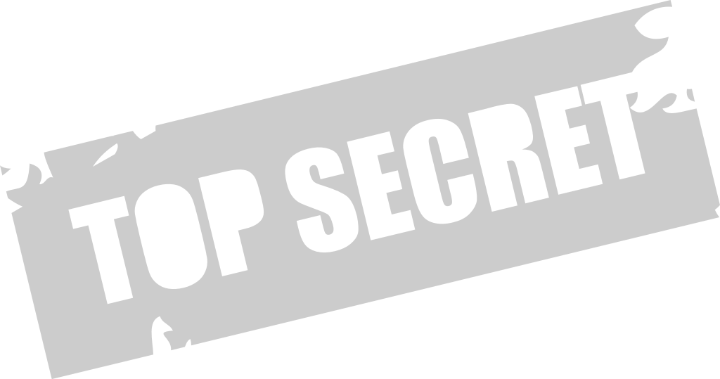 Stamp top secret vector