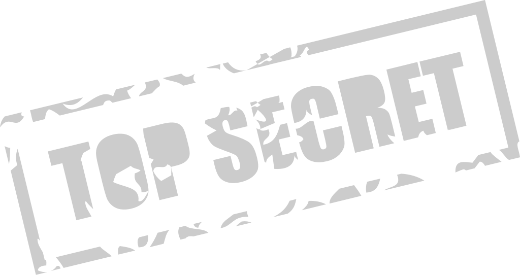 Stamp top secret vector