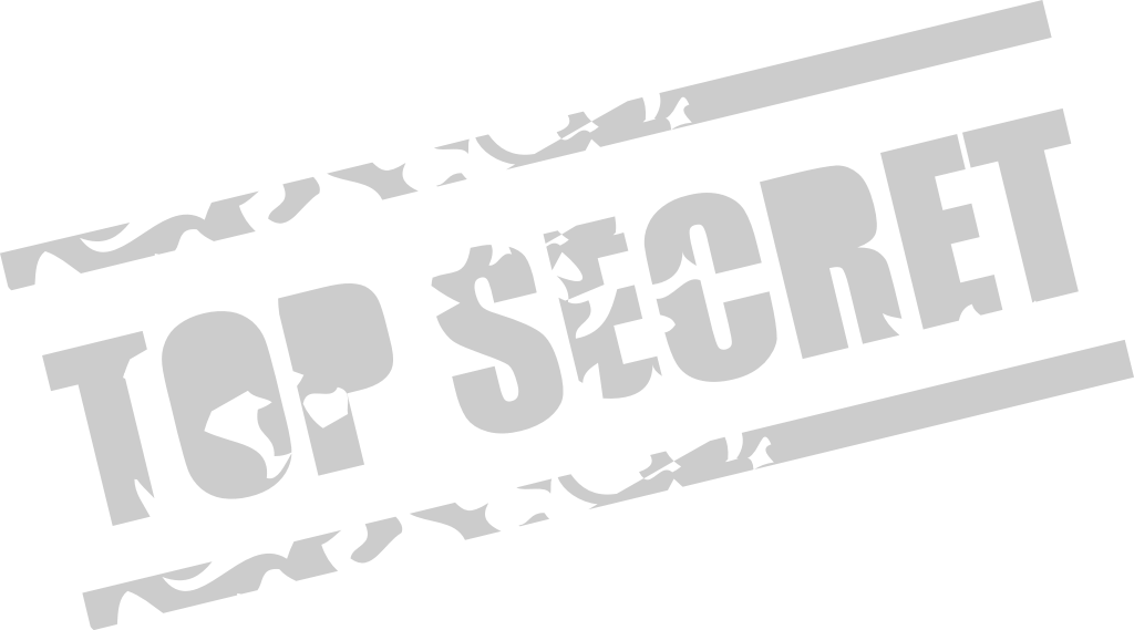 Stamp top secret vector