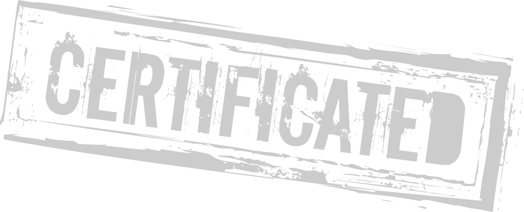 sello certificado vector