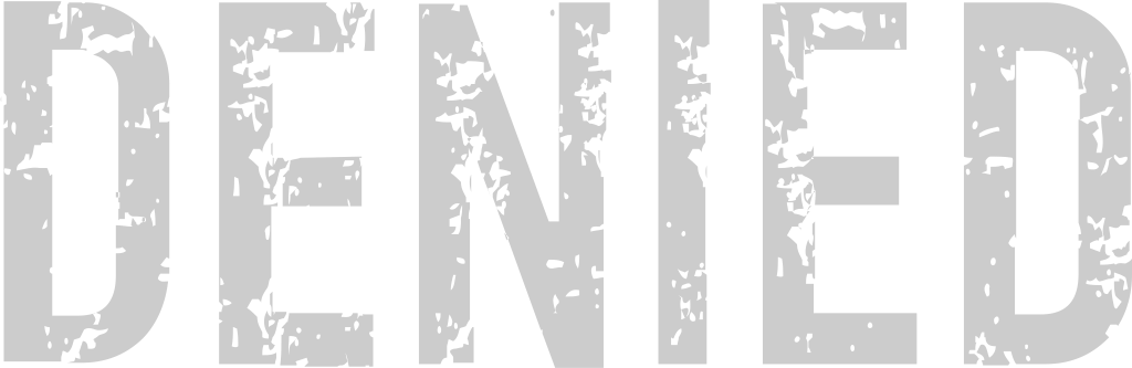 Stamp denied vector