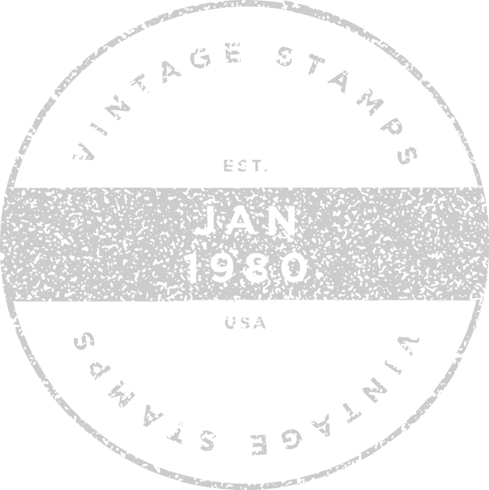 Stamp vintage empty vector