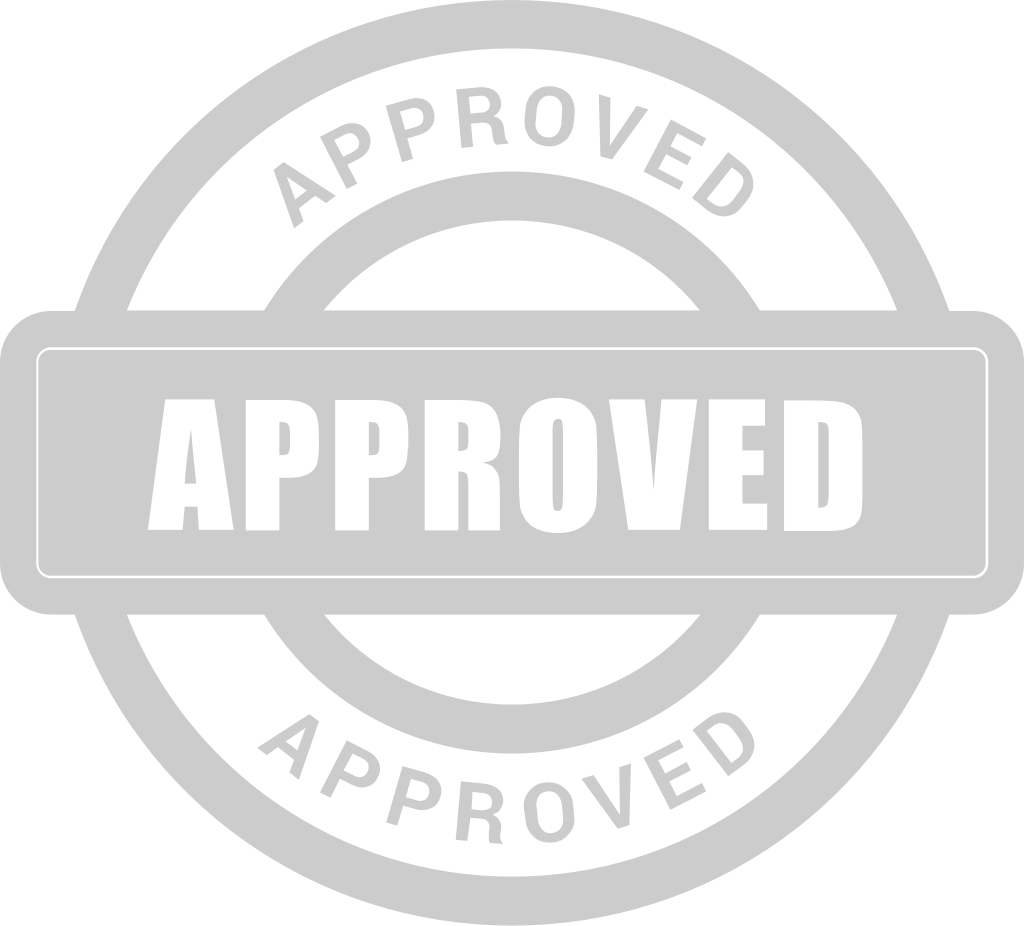 Stamp approved vector