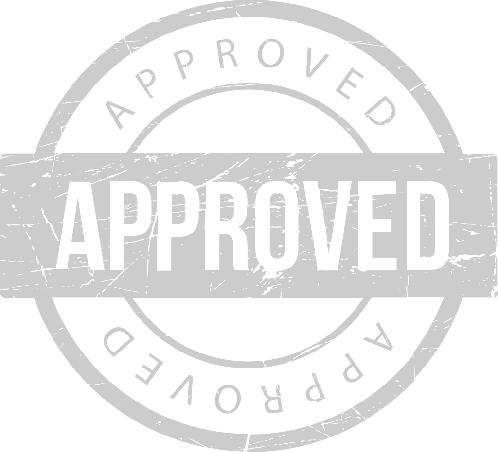 Stamp approved vector