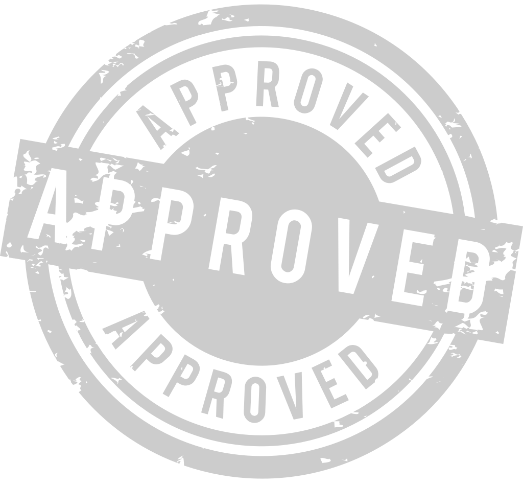 Stamp approved vector