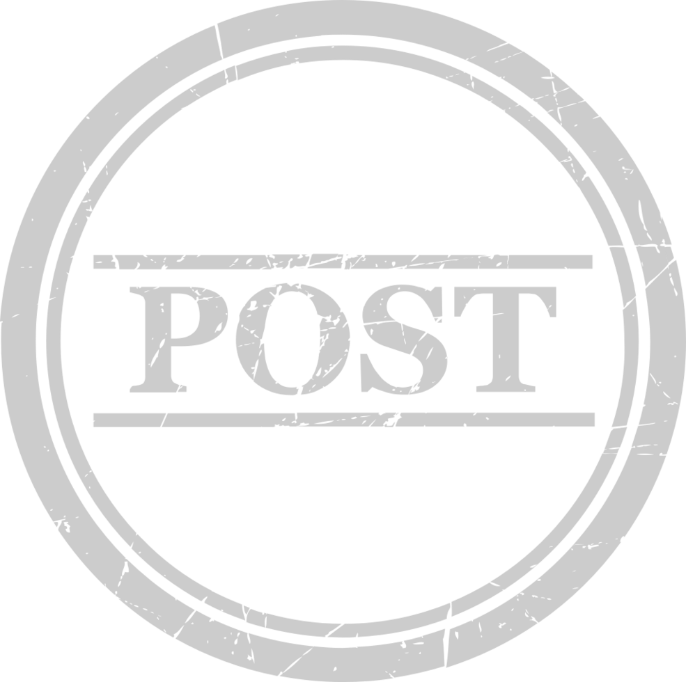 Stamp post  vector