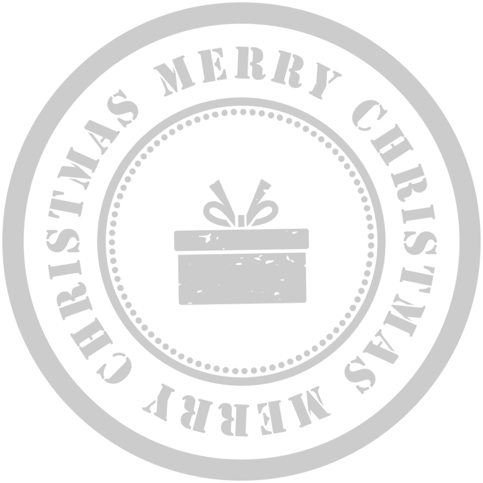 Stamp christmas vector