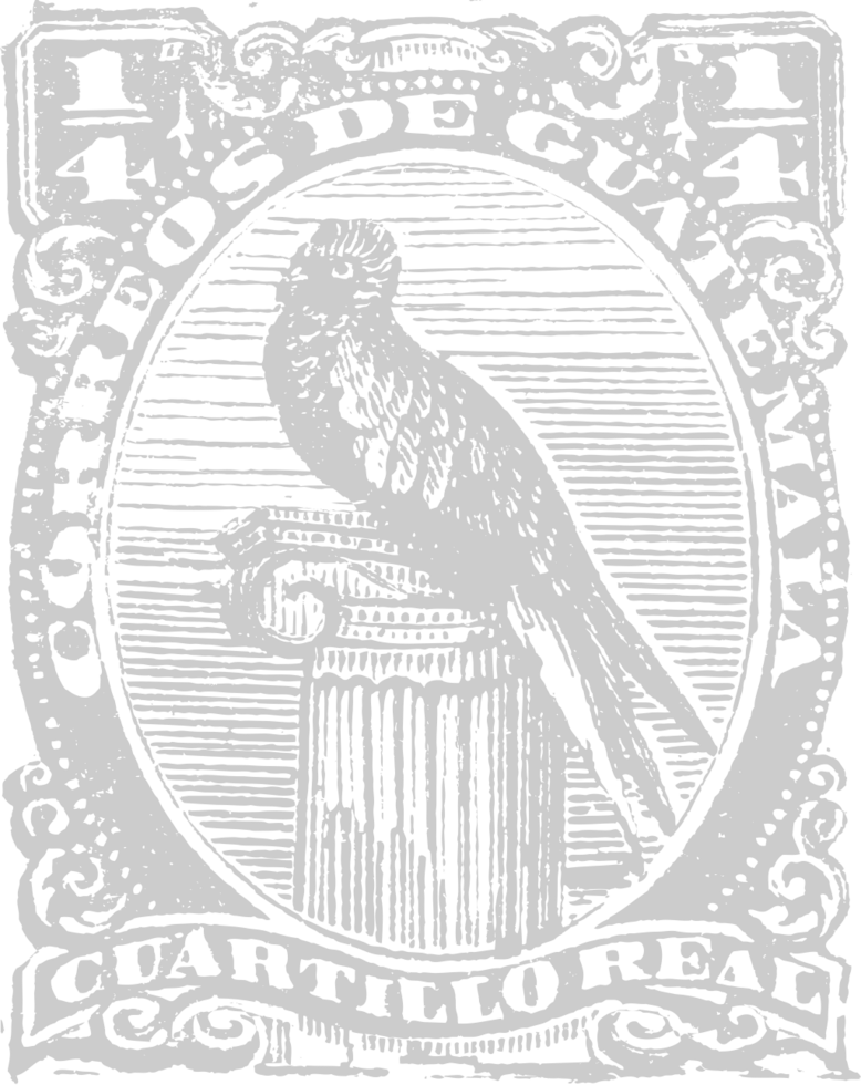 Post stamp vintage vector