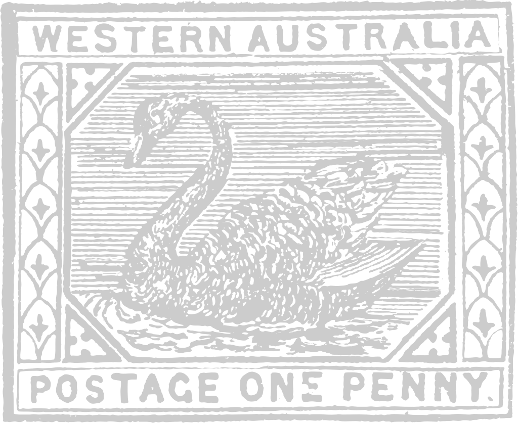 Post stamp vintage vector