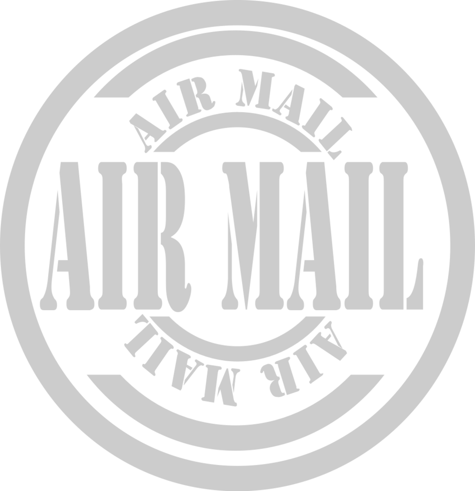 Stamp mail vector