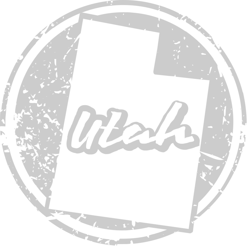 Stamp USA Utah vector