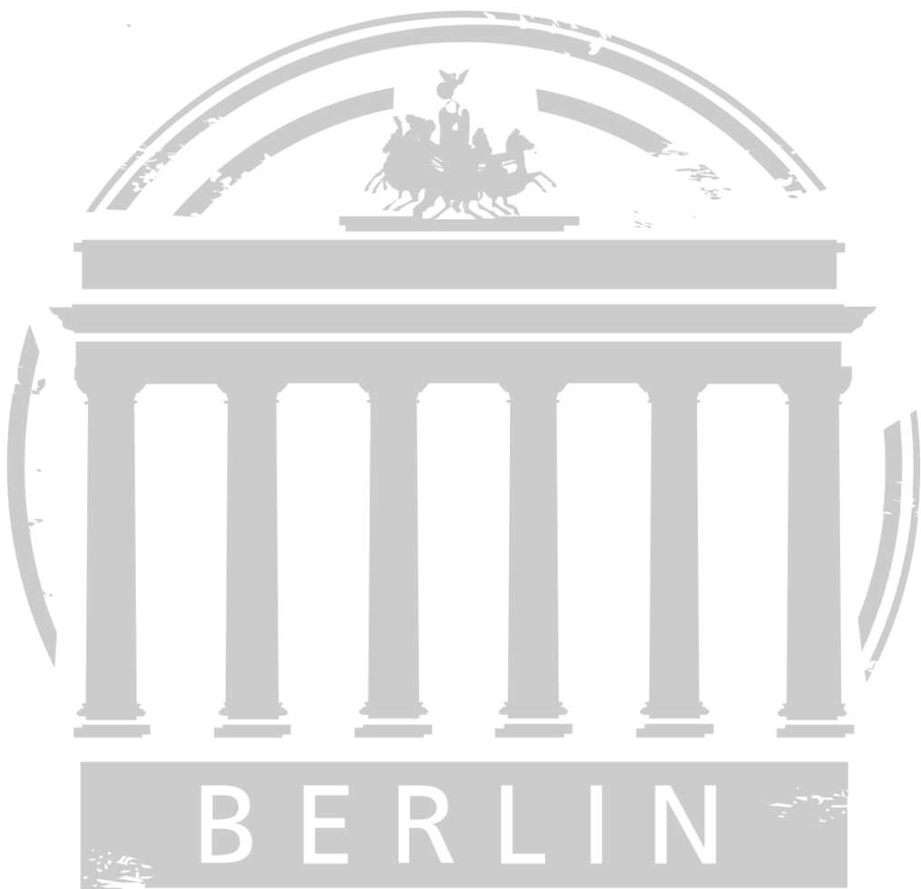 Stamp travel Berlin vector