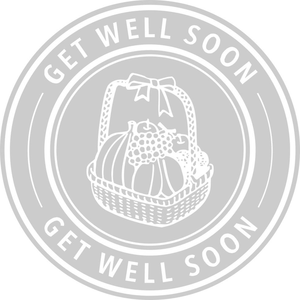 Stamp get well soon vector