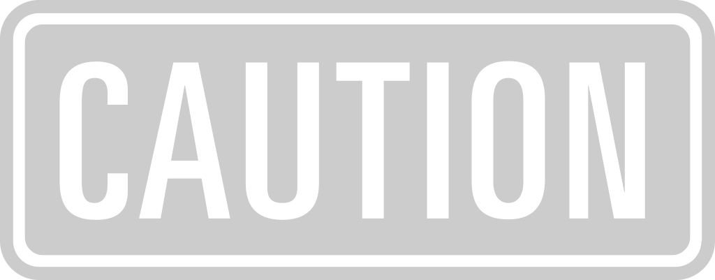 Stamp caution vector