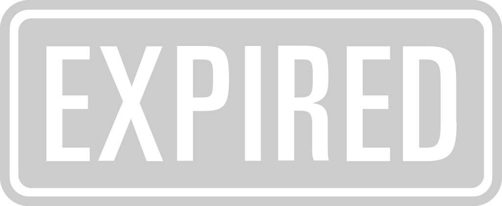 Stamp expired vector