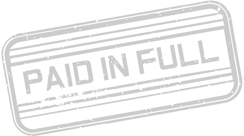 Stamp paid vector