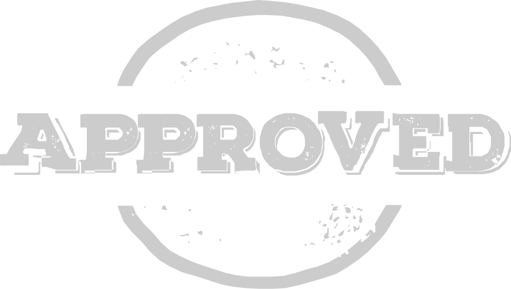 Stamp approved vector