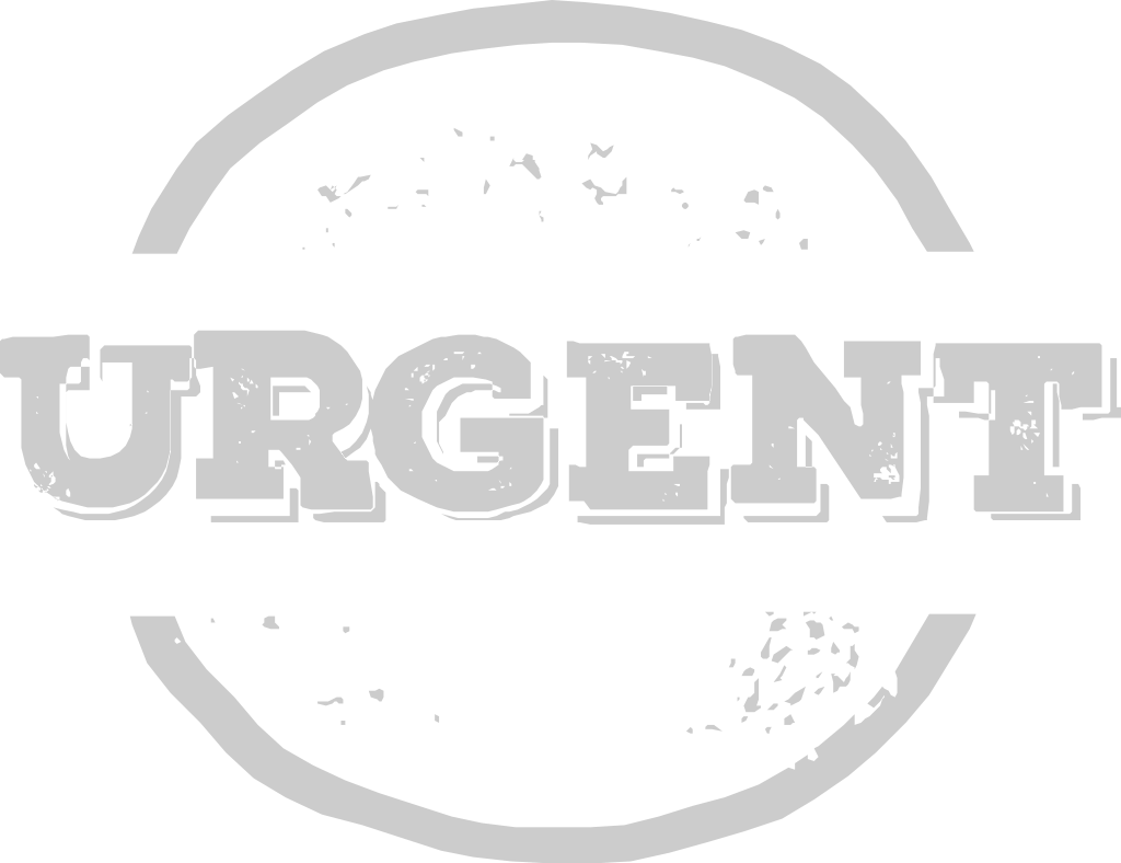 Stamp urgent vector