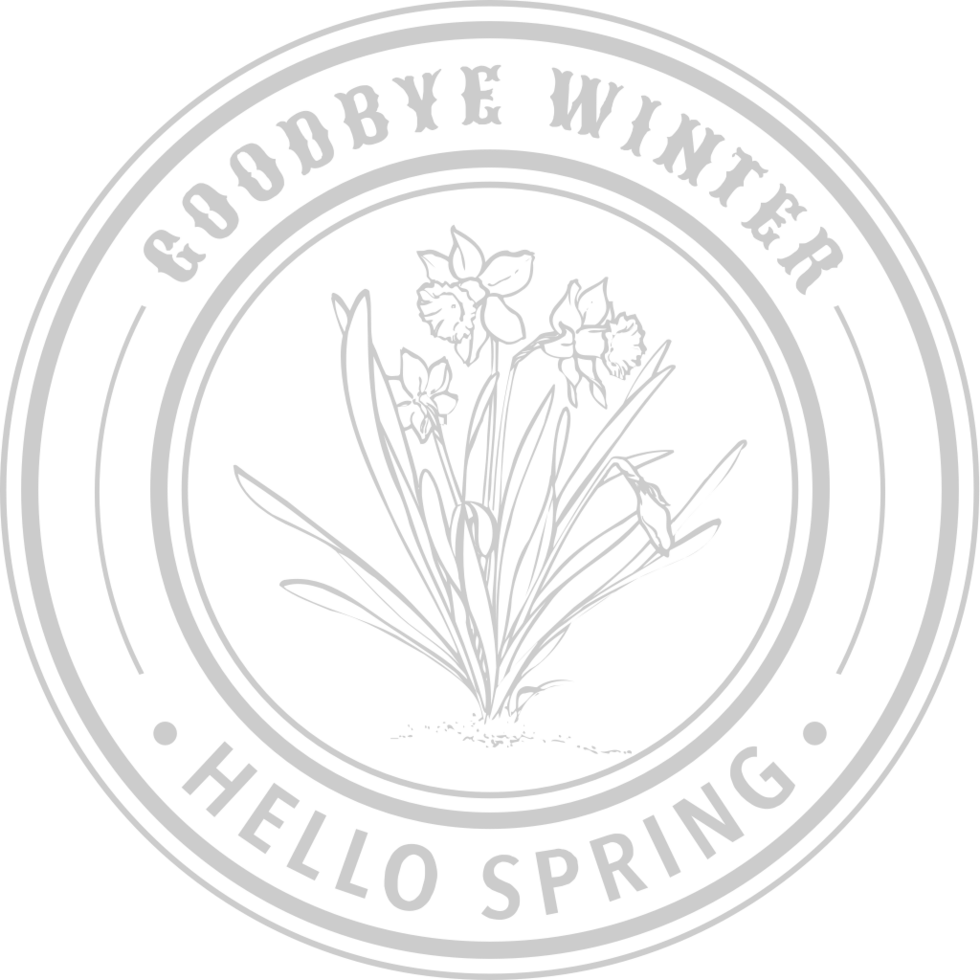Stamp goodbye winter vector