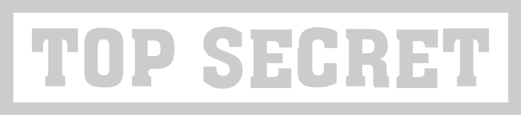 Stamp top secret vector