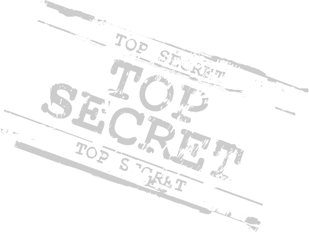 Stamp top secret vector